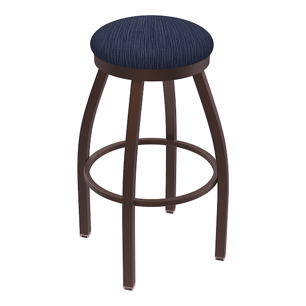 25" Swivel Counter Stool, Bronze Finish, Graph Anchor Seat
